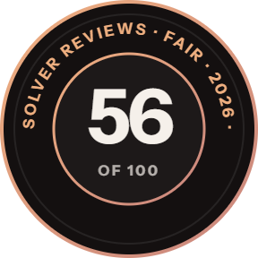 Solver Reviews seal, 56 of 100