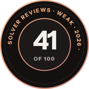 Solver Reviews seal, 41 of 100