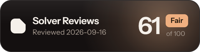 NextCaptcha: 61 of 100 on Solver Reviews